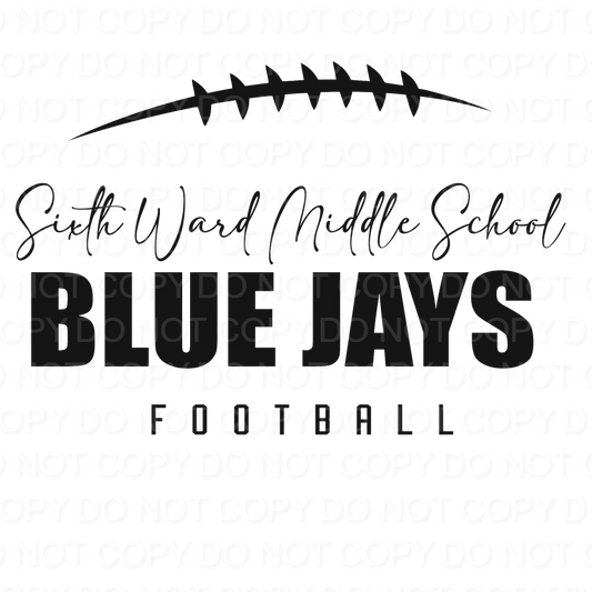 Sixth Ward Middle School Half Ball DTF Print