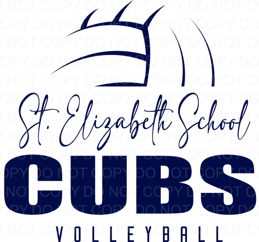 St. Elizabeth School Half Ball DTF Print