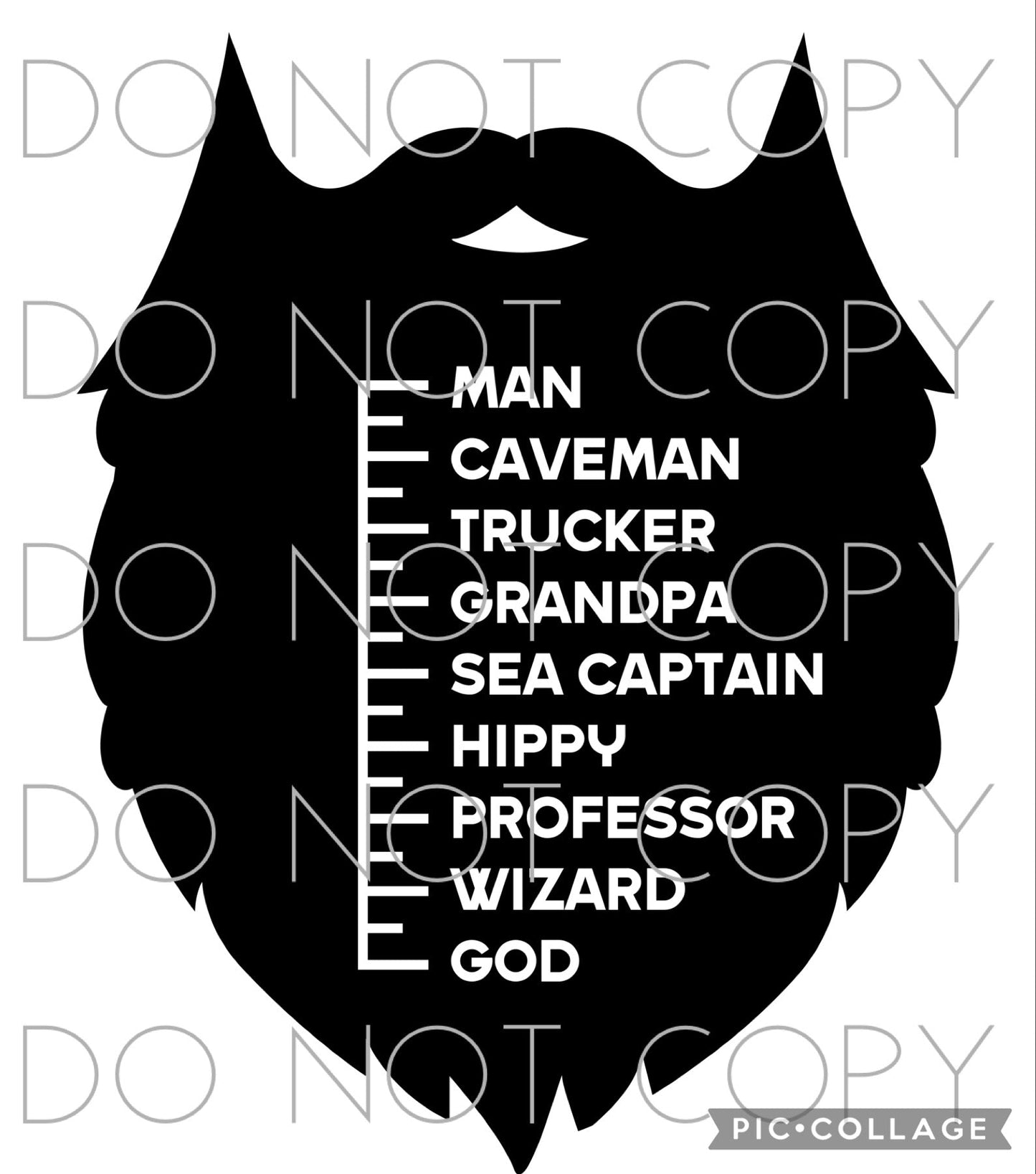 Beard Measurement (Direct To Film)