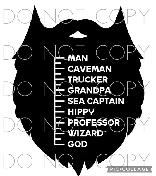 Beard Measurement (Direct To Film)