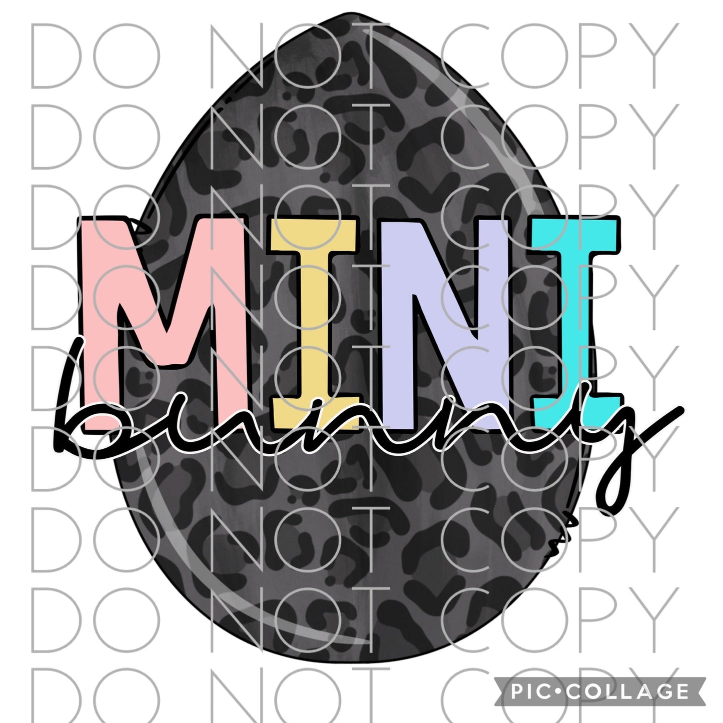 Mini Bunny Multi colored with Leopard Egg (Direct To Film)