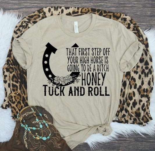 That First Step Off Your High Horse... Single Color (Adult)