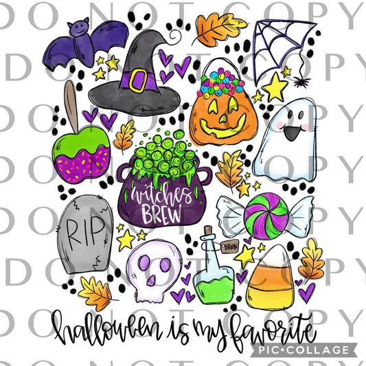 Halloween is My Favorite Full Color (Adult)