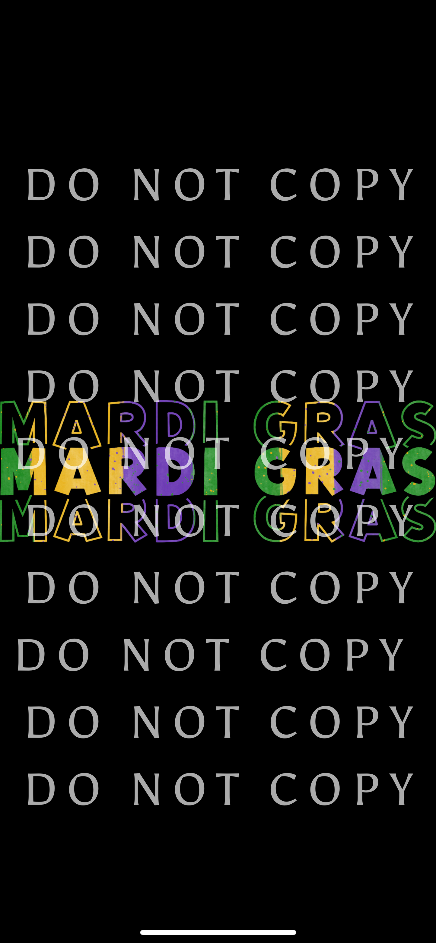 Mardi Gras Krewe Stacked