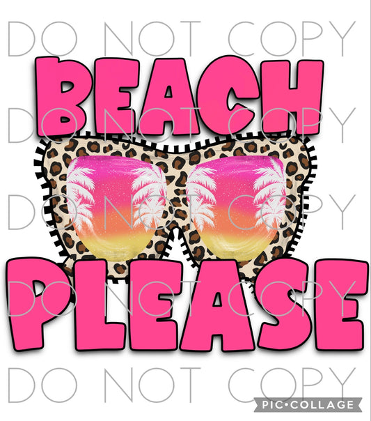 Beach Please with Sunglasses (Direct To Film)
