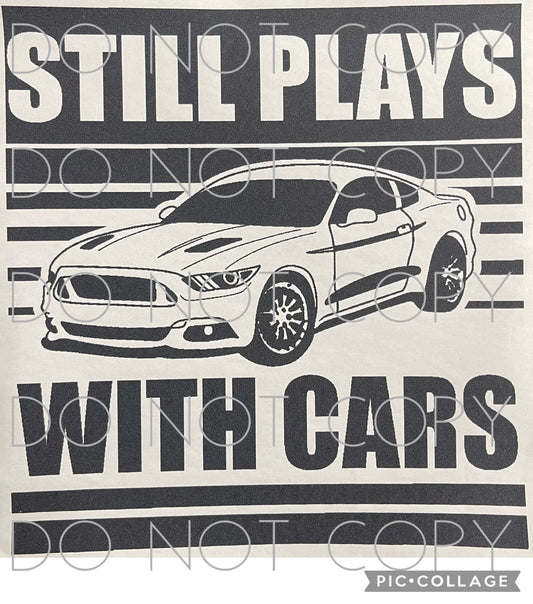 Still Plays with Cars Single Color(Adult)