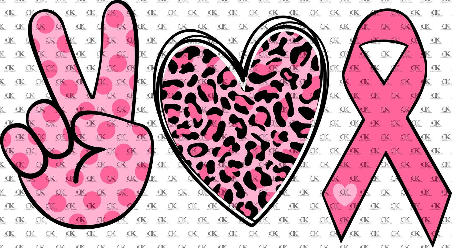Peace Love Pink Ribbon(Direct To Film)