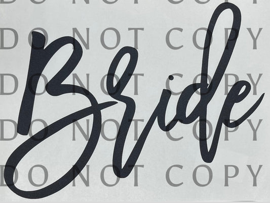 Bride Script Single Color (Adult)
