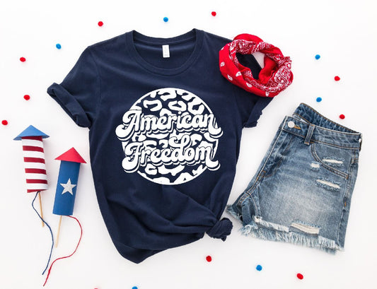 American Freedom Leopard Circle Single Color (Adult)