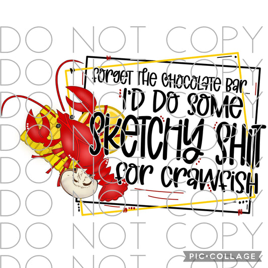 Forget the chocolate bar…sketchy shit (Direct To Film)