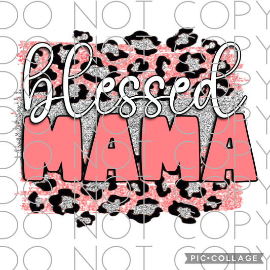 Blessed Mama with leopard brushstrokes (Direct To Film)