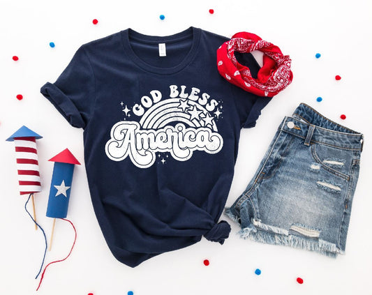 God Bless America Single Color (Adult)