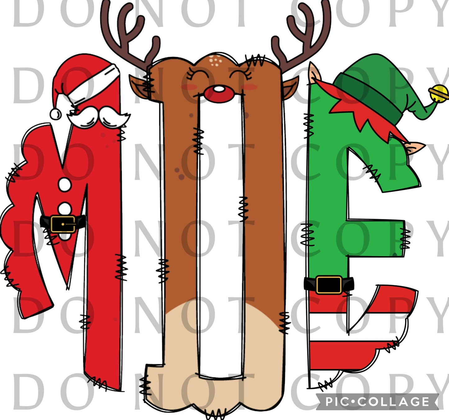 Christmas Trio Monogram (Direct To Film)