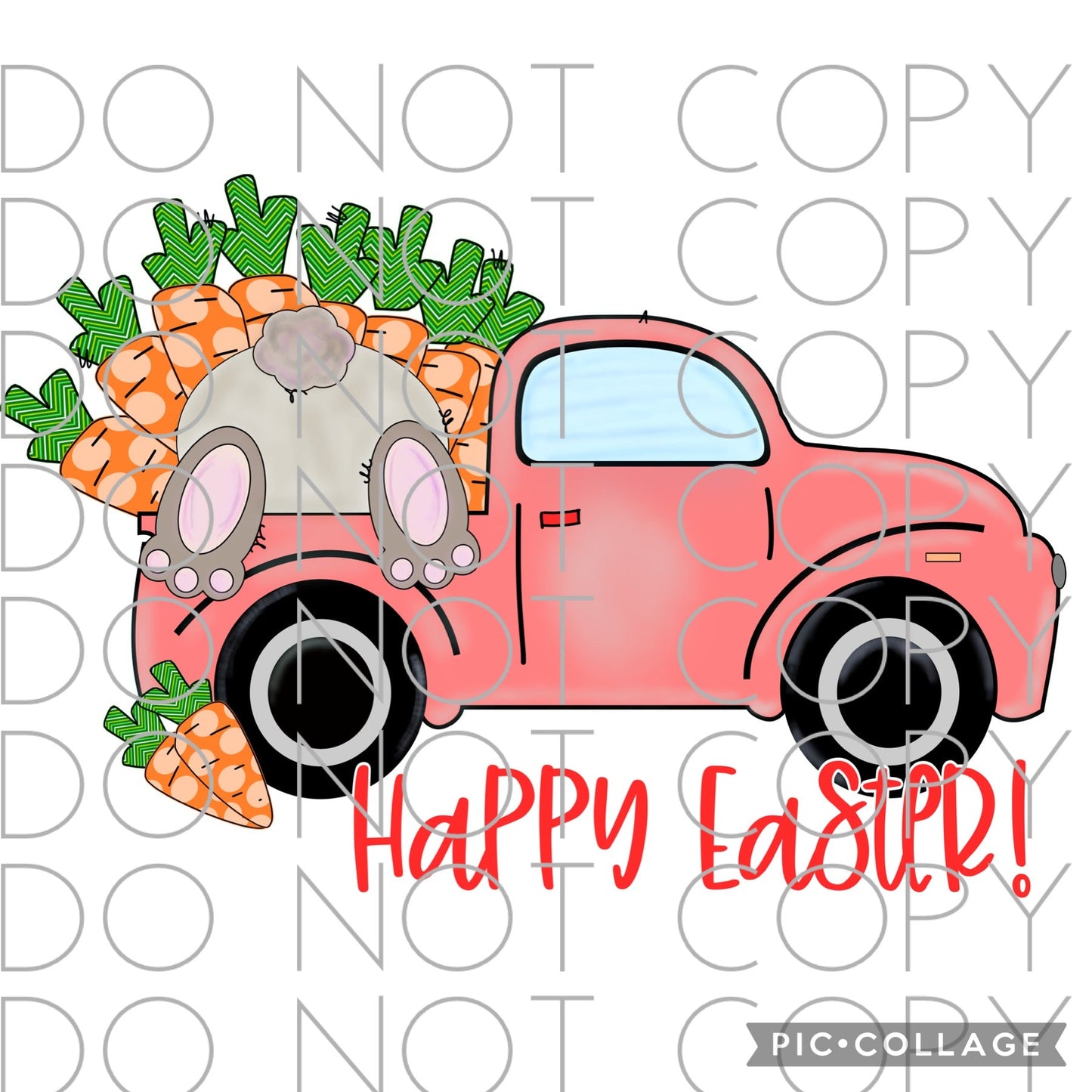 Happy Easter Bunny Butt in Truck (Direct To Film)