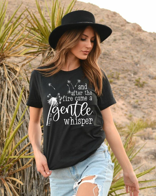 And After the Fire Came a Gentle Whisper Single Color (Adult)