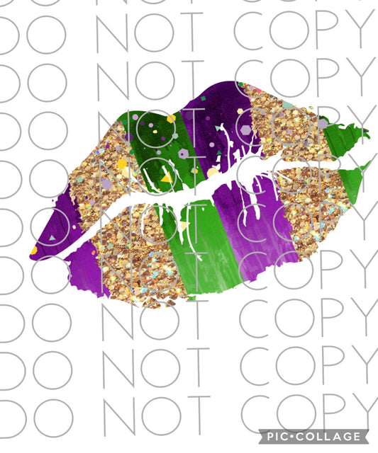 Mardi Gras Glitter Lips (Direct To Film)