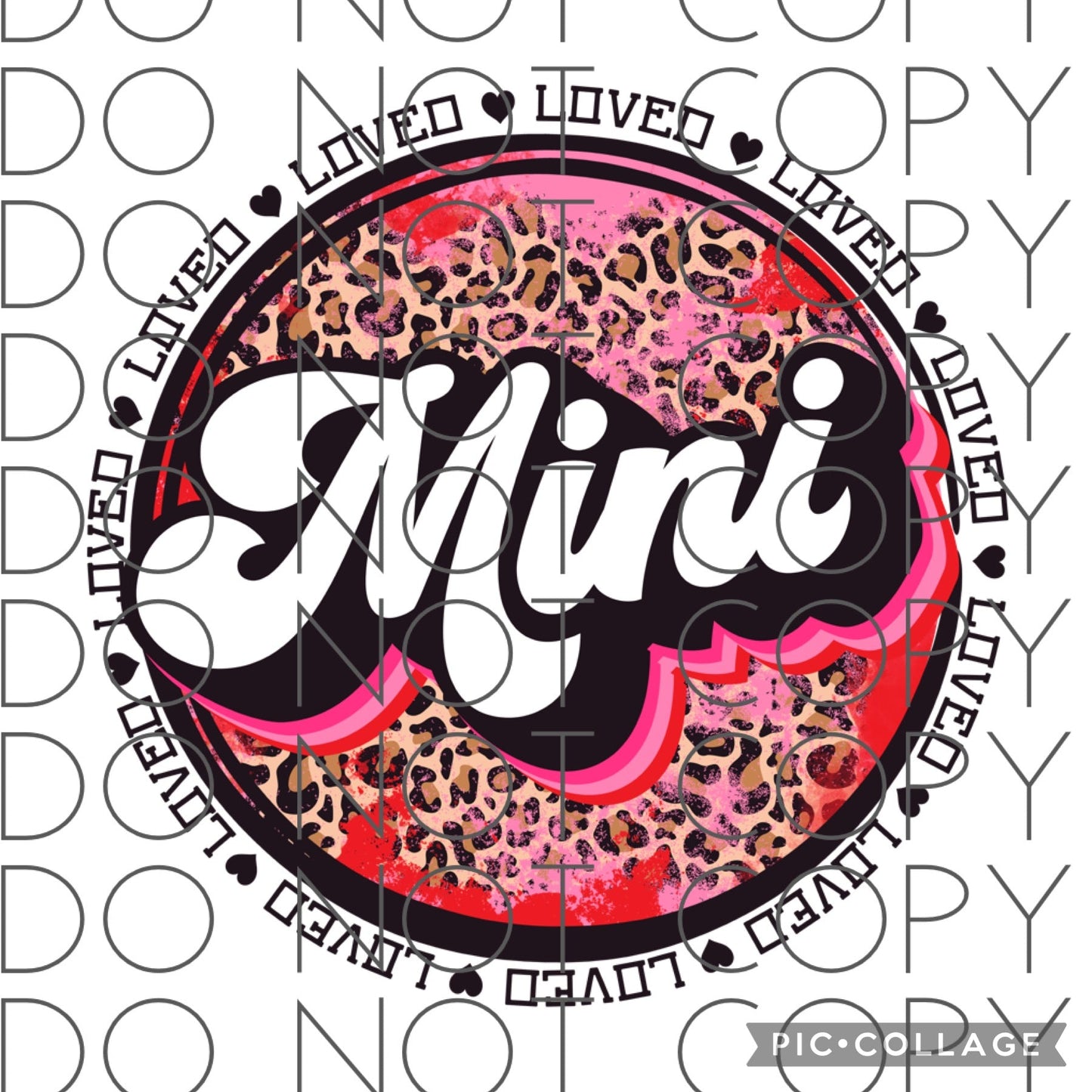 Mini loved Circle (Direct To Film)