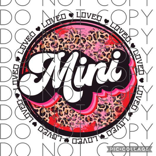 Mini loved Circle (Direct To Film)