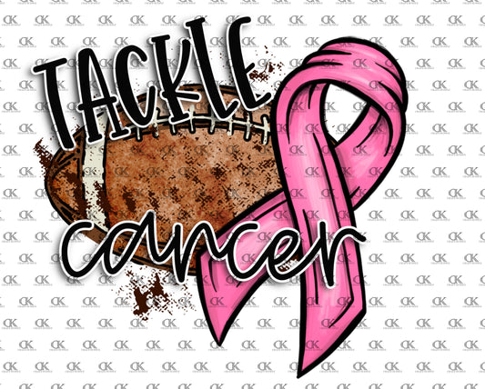 Tackle Cancer with Pink Ribbon (Sublimation)