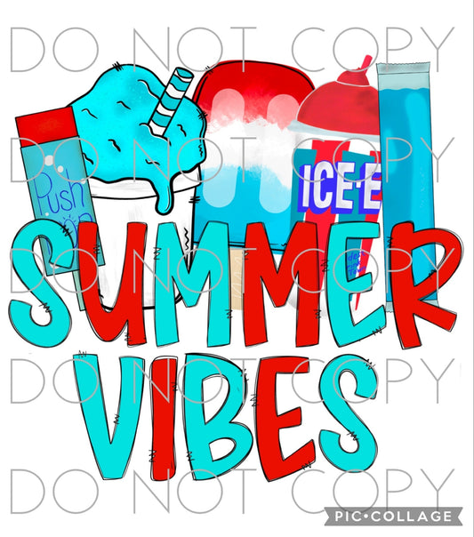 Summer Vibes with cold treats (Sublimation)
