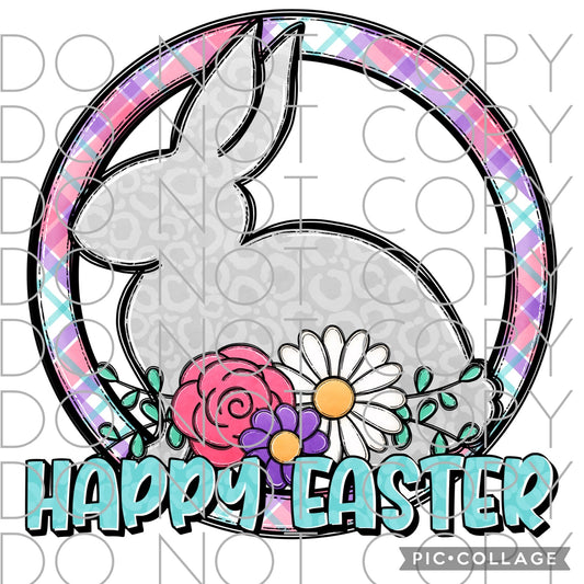 Happy Easter bunny wreath (Direct To Film)