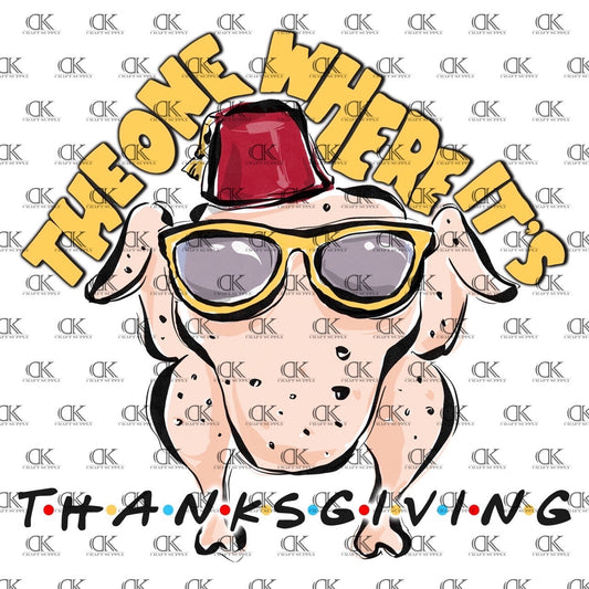The One Where It’s Thanksgiving Full Color (Adult)
