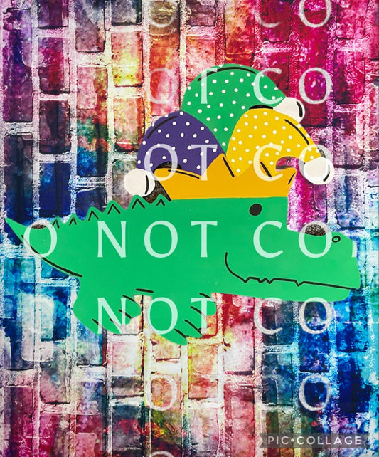 Mardi Gras Alligator
