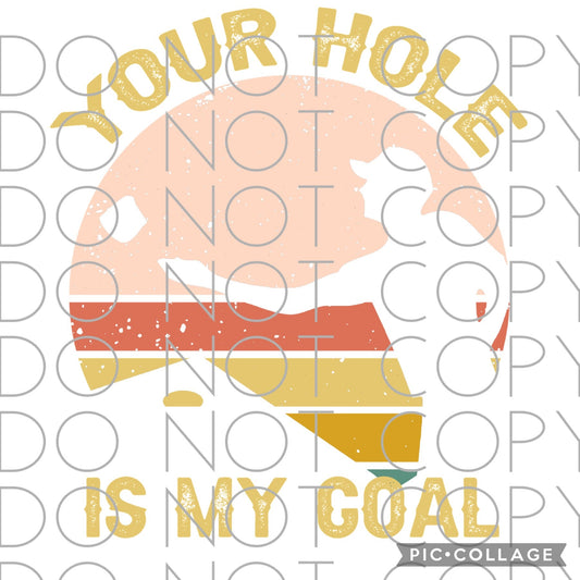 Your Hole Is My Goal Full Color (Adult)