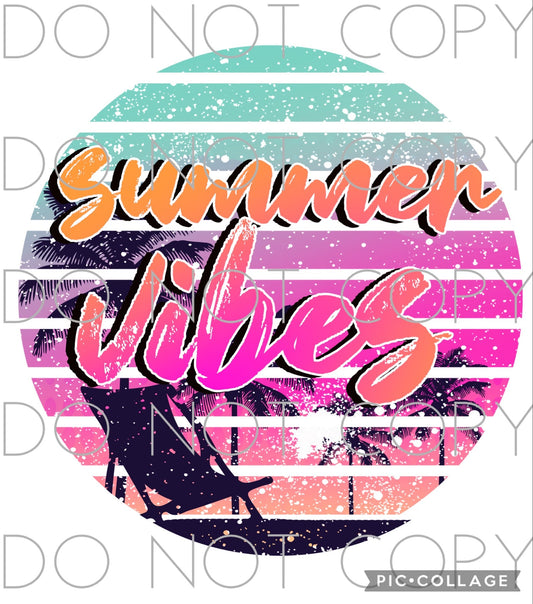 Summer Vibes distressed (Direct To Film)