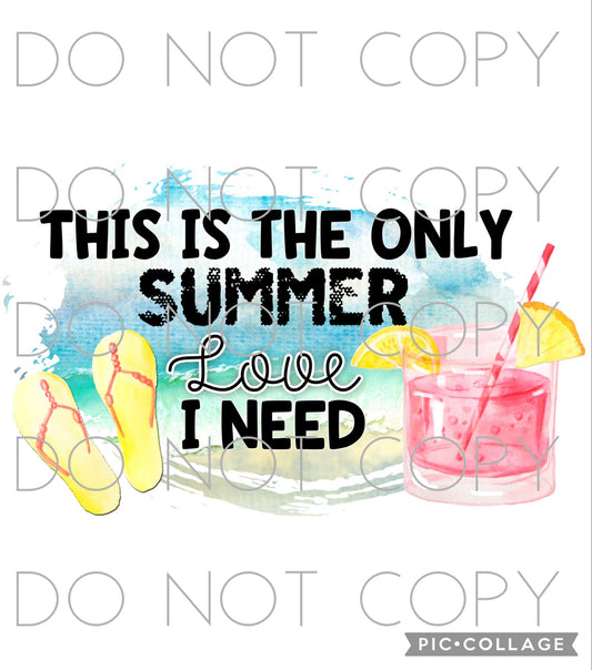This is the only summer love I need (Direct To Film)