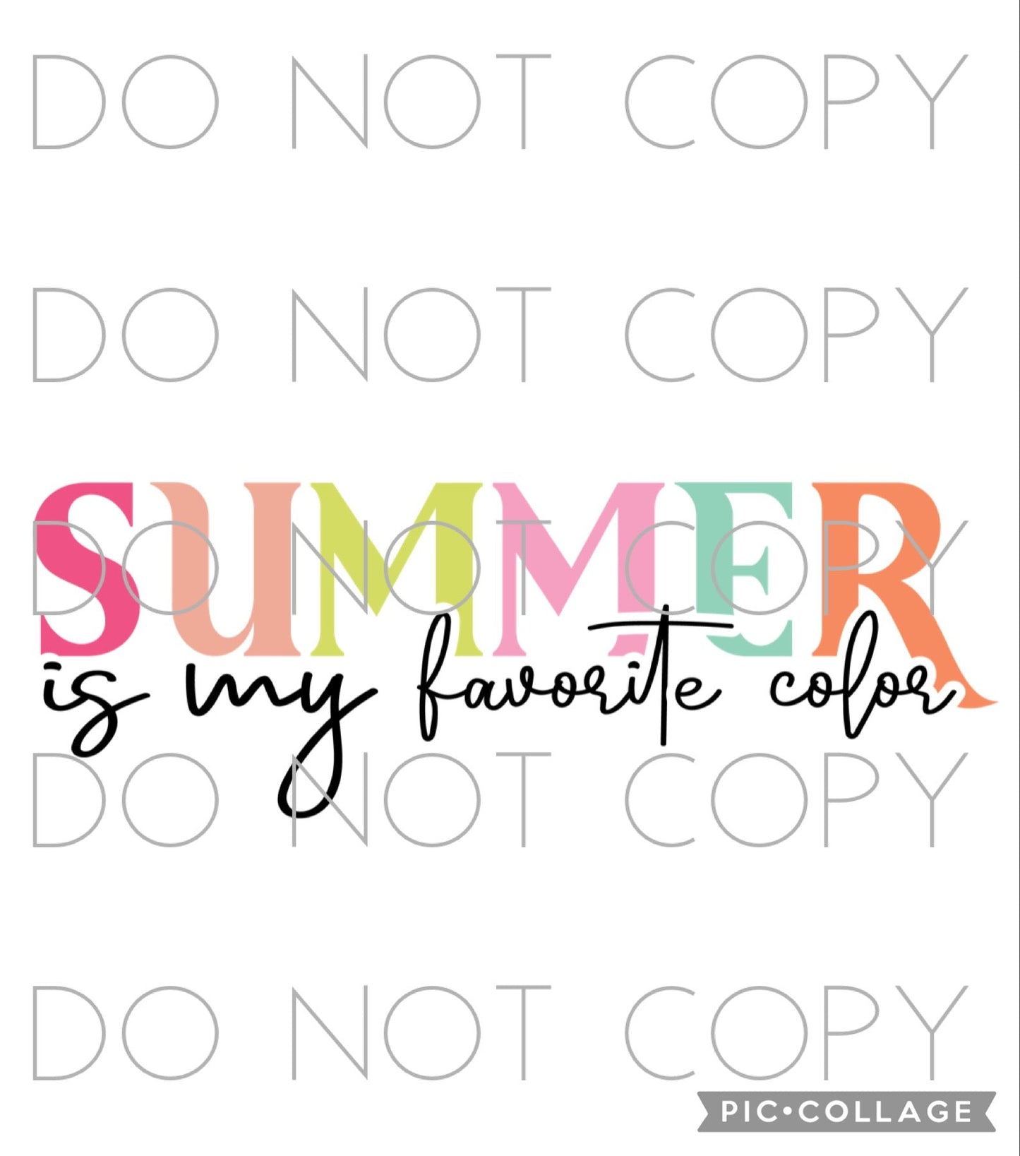 Summer is my favorite color (Direct To Film)