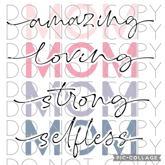 Mom Amazing Loving Strong Selfless (Direct To Film)