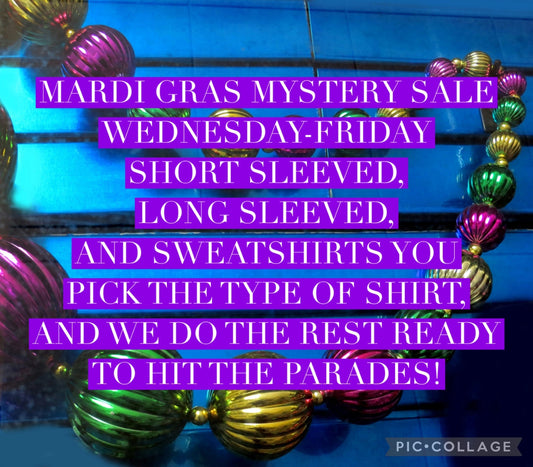 Mardi Gras Mystery Sale