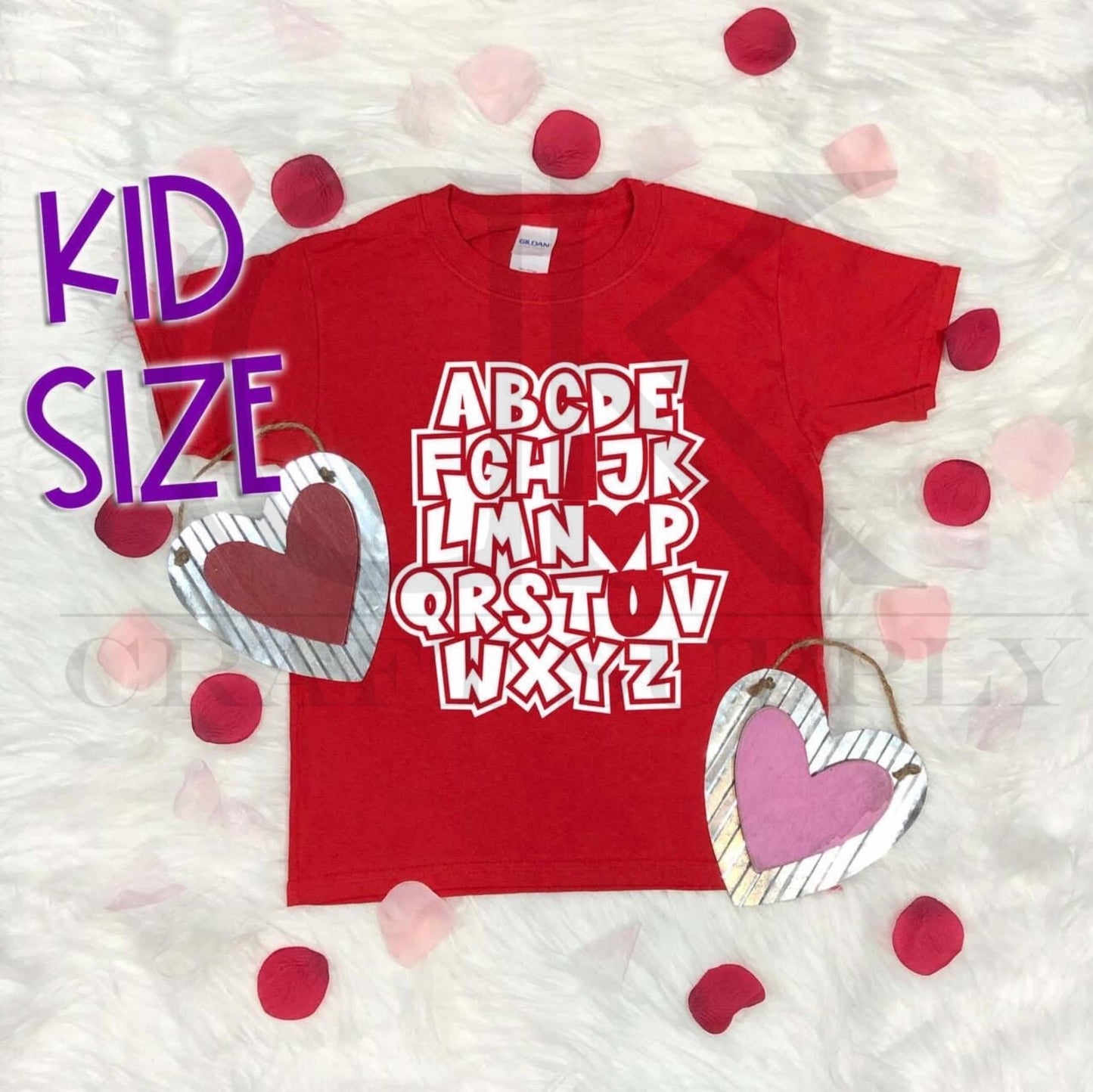 ABCD I❤️U Single Color (Youth)