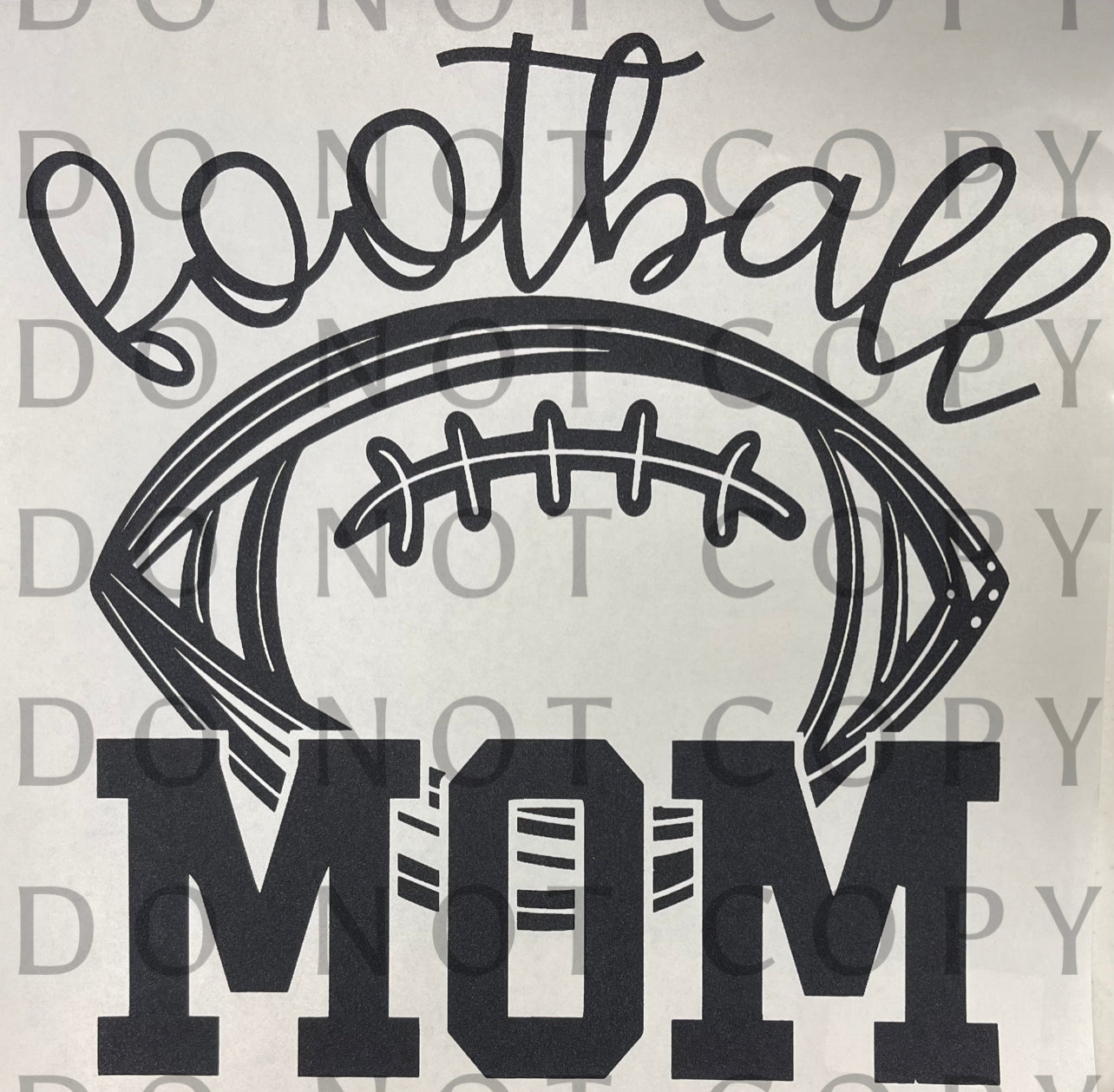 Football Mom Single Color (Adult)