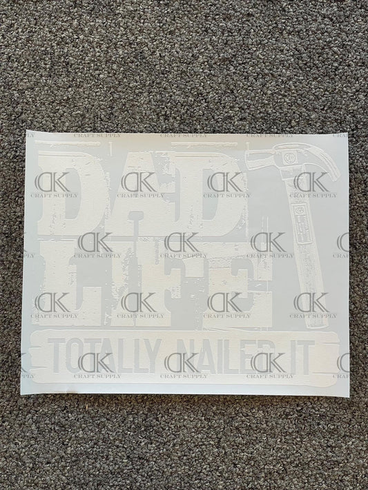 Dad Life Totally Nailed It Single Color (Adult)