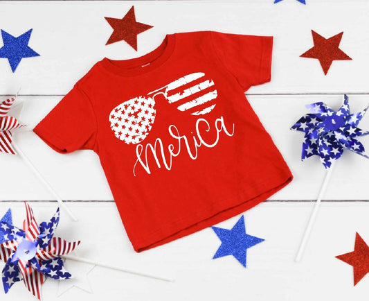 Merica Sunglasses Single Color (Adult and Youth)
