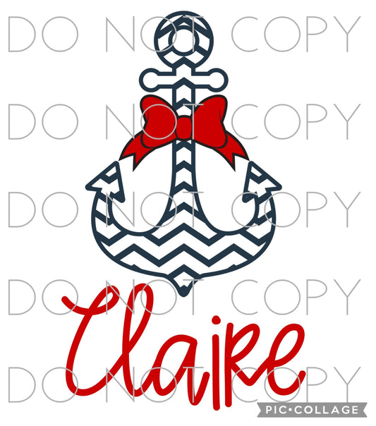 Anchor and Name(Direct To Film)