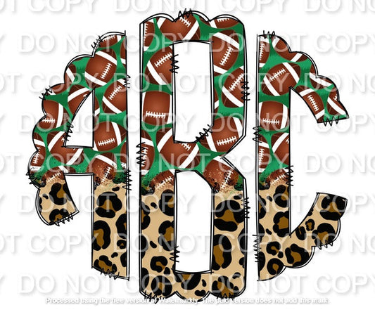Football and Leopard Monogram(Direct To Film)