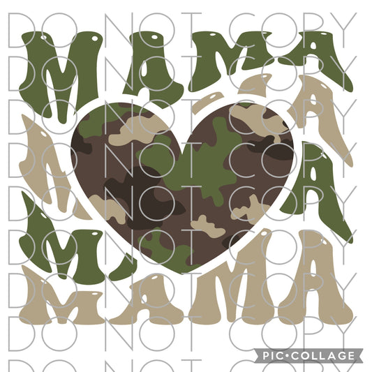 Mama Camo Heart (Direct To Film)