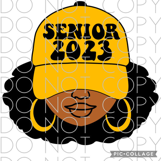 Senior 2023 Girl with hat (Direct To Film)