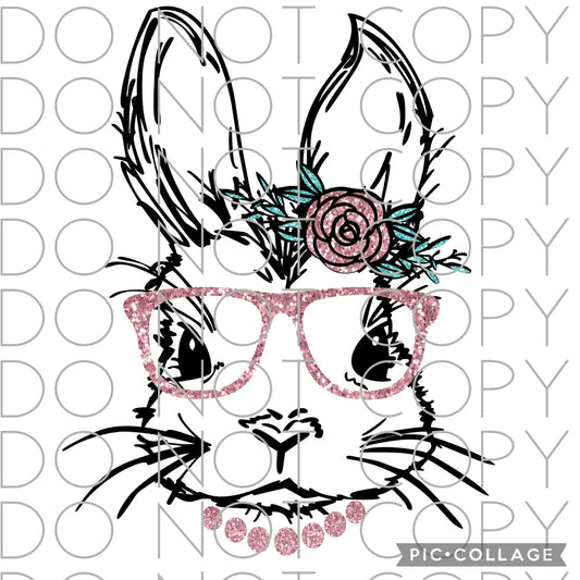 Fancy Girl Bunny with Glasses (Direct To Film)
