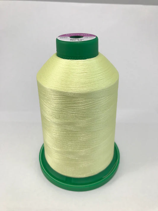 0250 Lemon Frost - Isacord Embroidery Thread 40WT 5000M