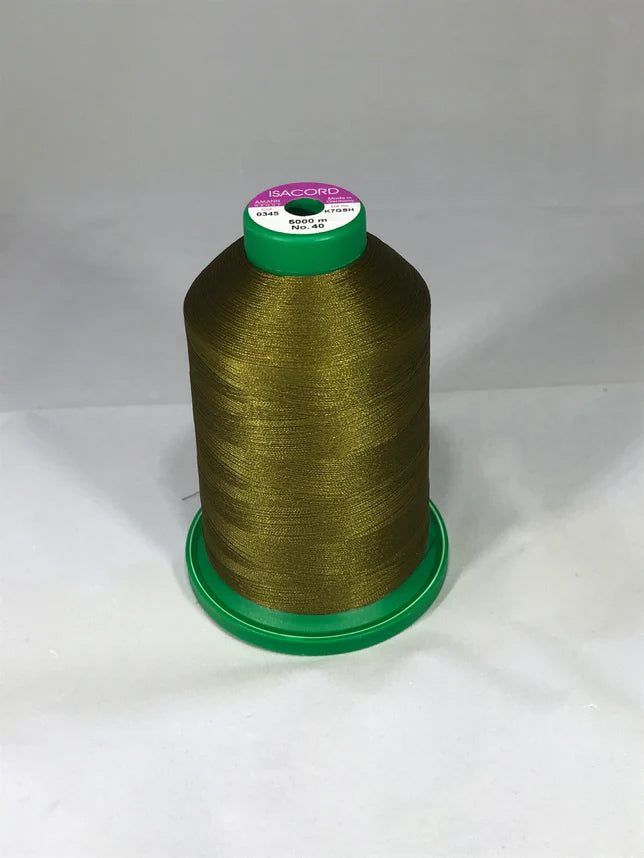 0345 Moss - Isacord Embroidery Thread 40WT 5000M