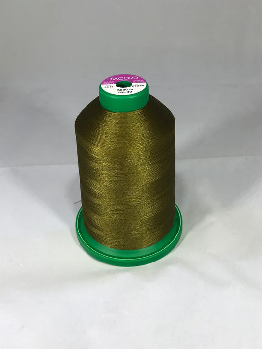 0345 Moss - Isacord Embroidery Thread 40WT 5000M