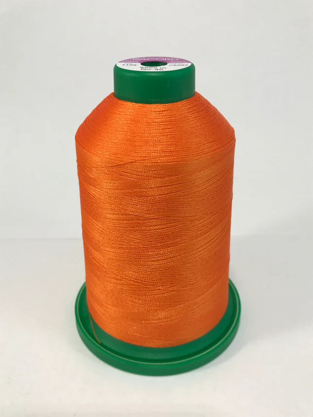 Thread Pumpkin 1102 Pumpkin - Isacord Embroidery Thread 40WT 5000M – House of ...