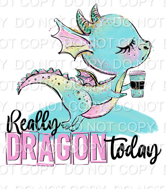 Really Dragon Today Coffee Full Color (Adult)