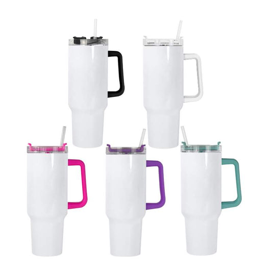 40oz Sublimation Tumbler with Handle