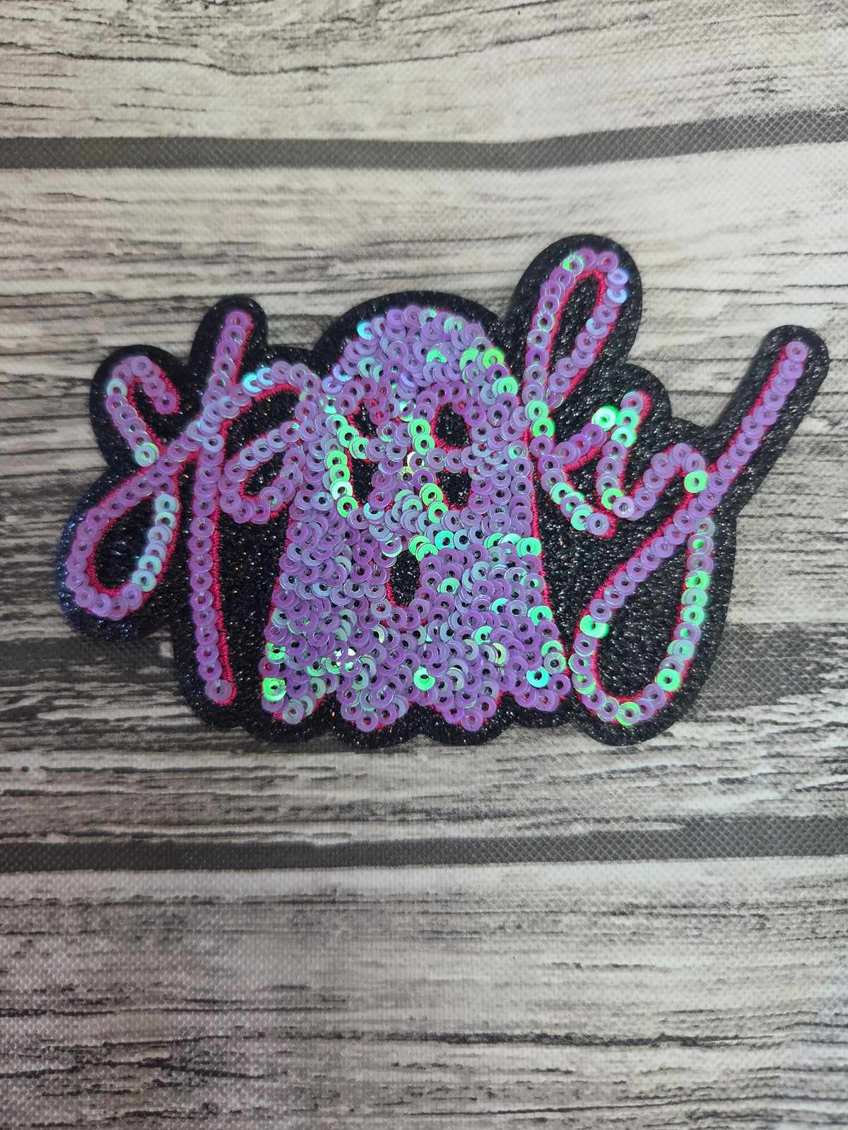 Spooky Sequin Patch