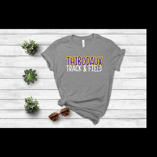 Thibodaux Track and Field DTF Transfer